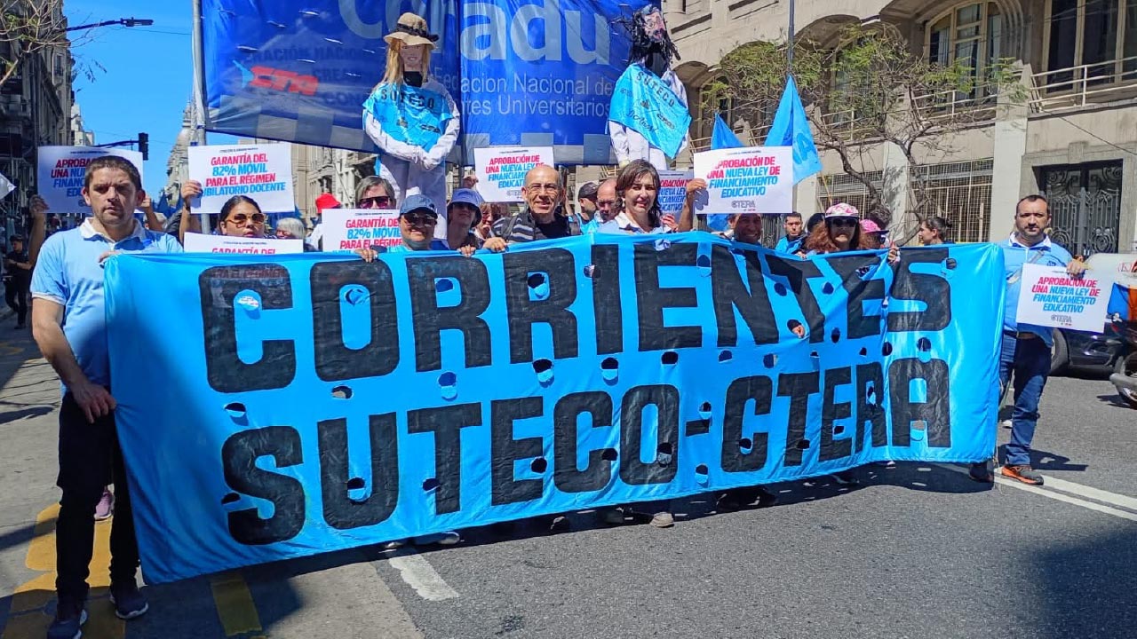 En Corrientes los docentes cobran sueldos de hambre